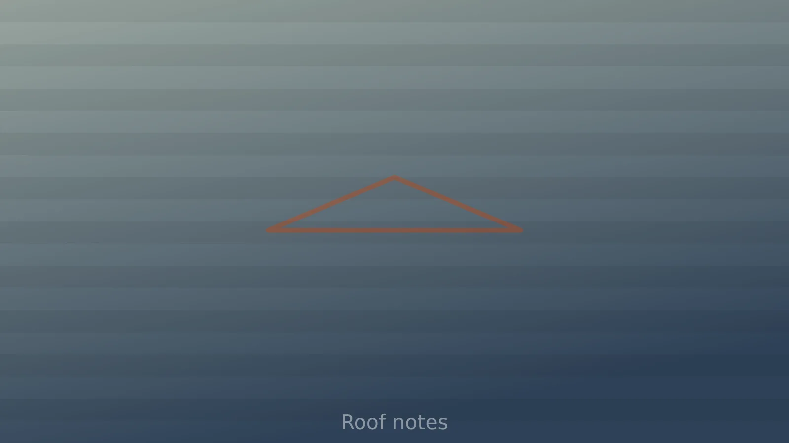 Asphalt shingle roof close up under blue sky