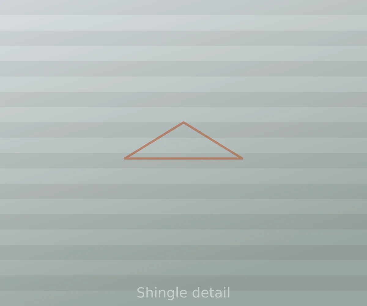 Weathered asphalt shingles with visible granule loss